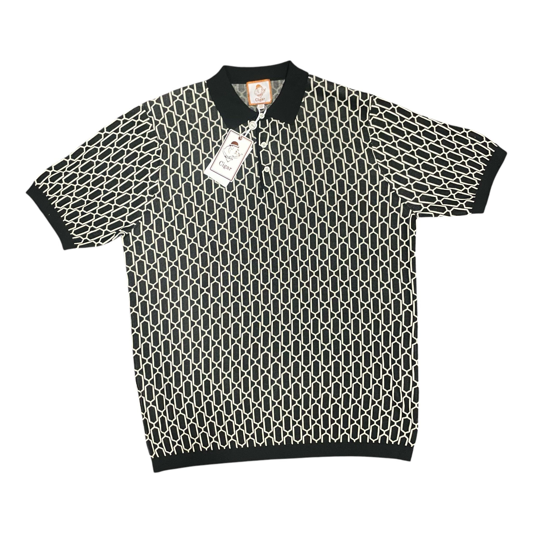 CIGAR COUTURE: SS Polo Knit PJ-1503